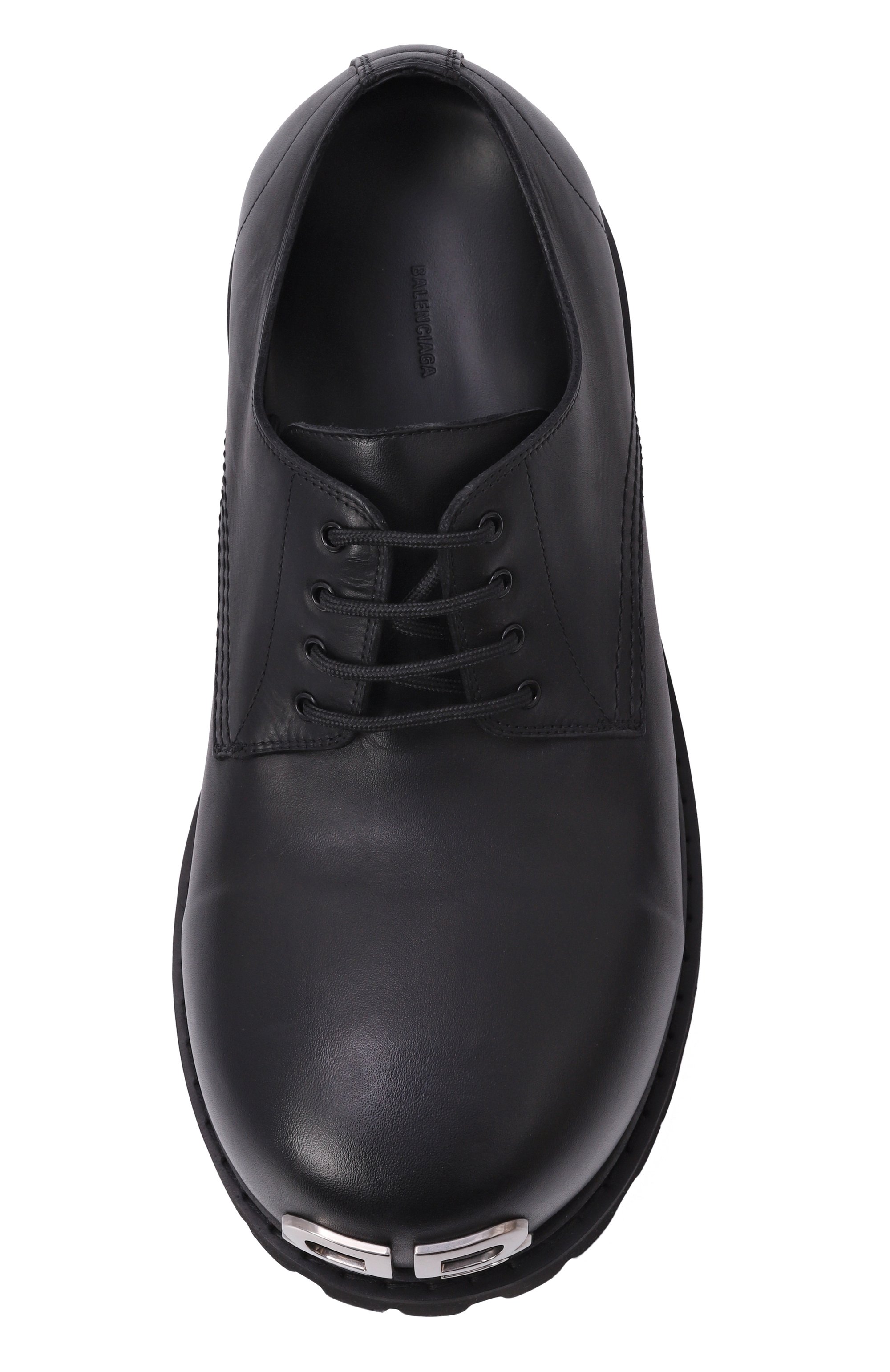 Кожаные дерби stomper BALENCIAGA, арт. 807326/WCDA0, фото 6