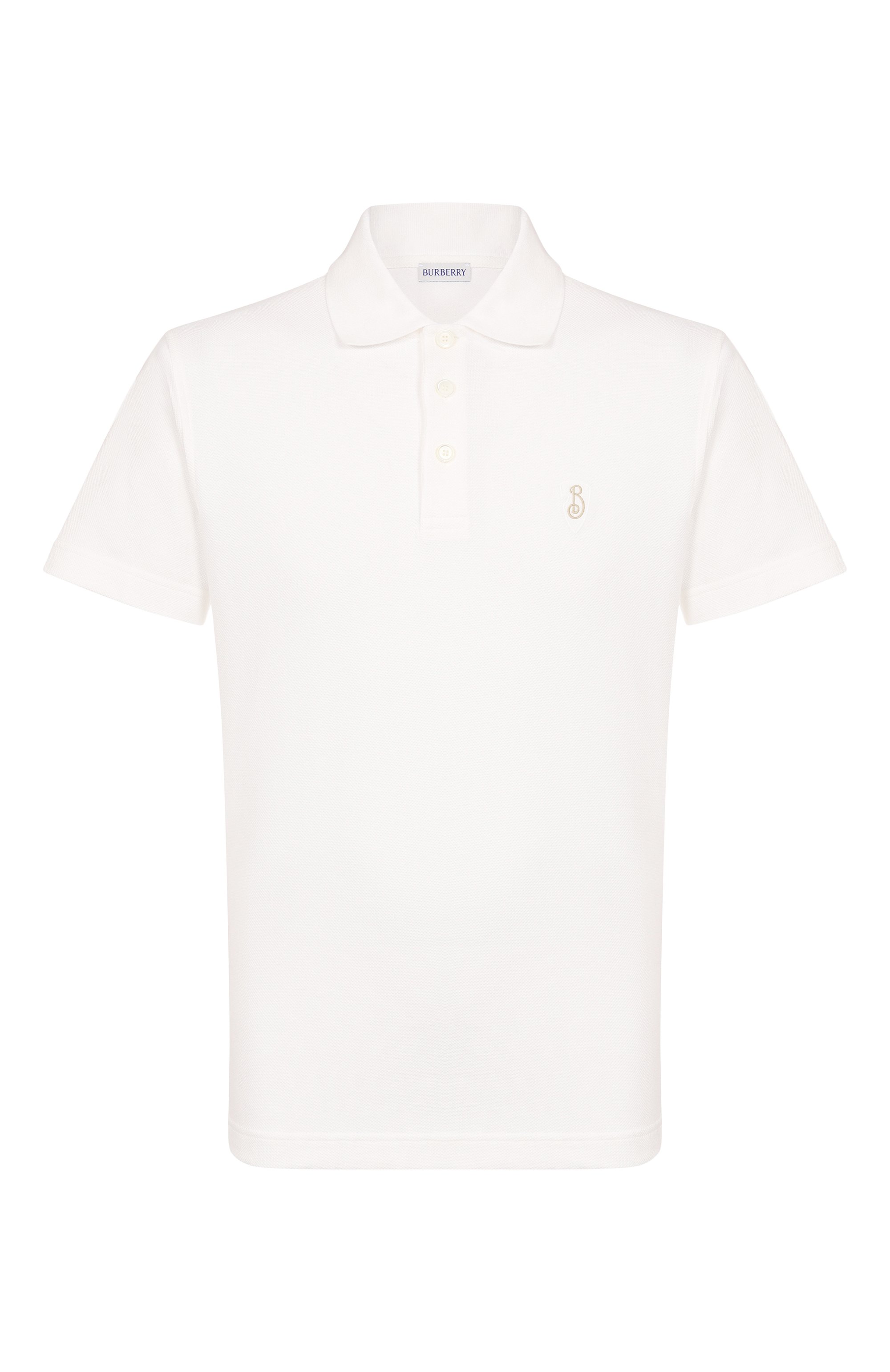 Хлопковое поло BURBERRY, арт. 8102207, фото 1
