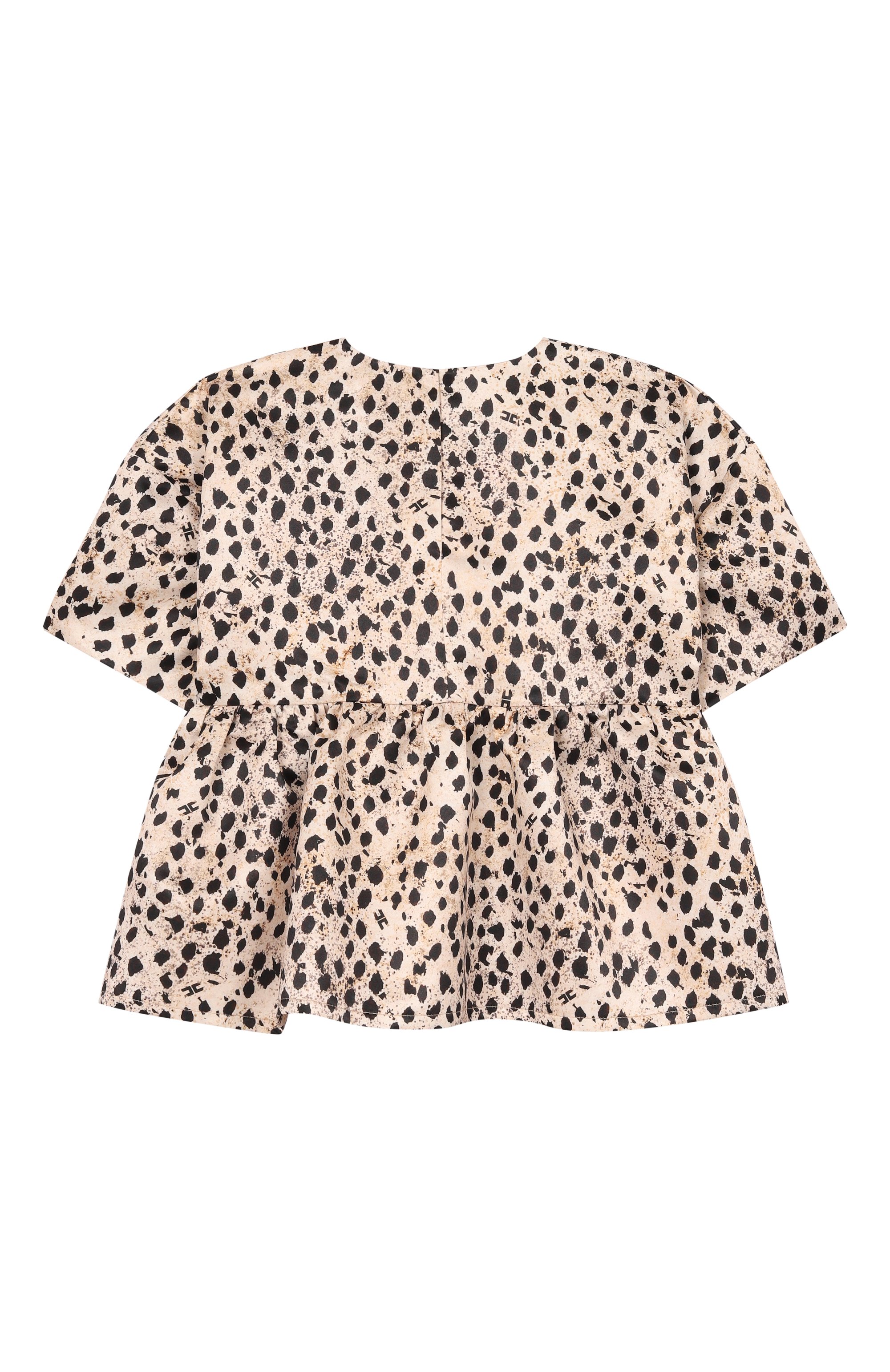 Блузка ELISABETTA FRANCHI LA MIA BAMBINA леопардового цвета по цене 23550 руб., арт. EFCA2890/RAE02, фото 2 Блузка ELISABETTA FRANCHI LA MIA BAMBINA, арт. EFCA2890/RAE02, фото 2