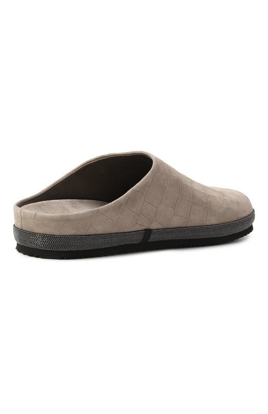 Кожаные сабо Brunello Cucinelli MZDCG3040P Бежевый  MZDCG3040P Фото 5