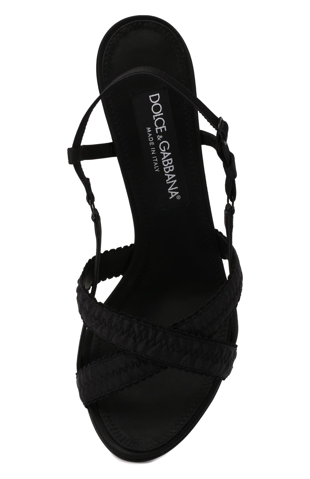 Текстильные босоножки keira DOLCE & GABBANA, арт. CR1162/AQ029, фото 5