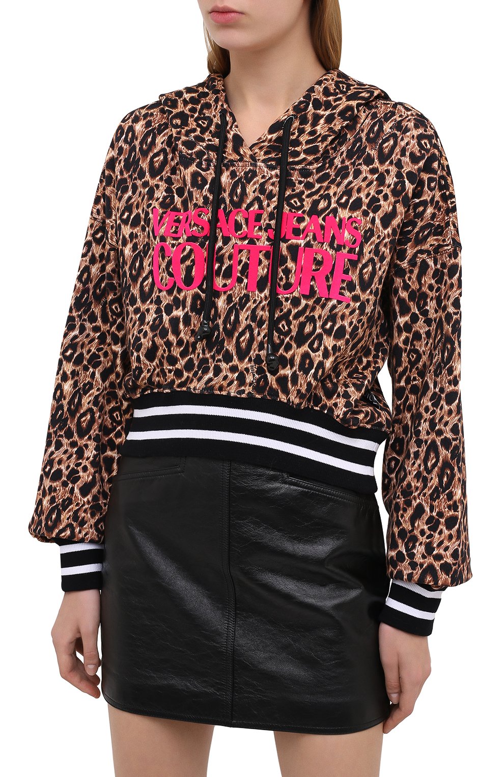 Хлопковое худи VERSACE JEANS COUTURE, арт. B6HZA787-ZDP300 PRINT L0G0/S0810, фото 3