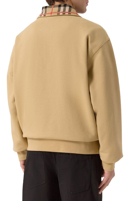 Хлопковый анорак Burberry 8110589 Бежевый  8110589 Фото 4