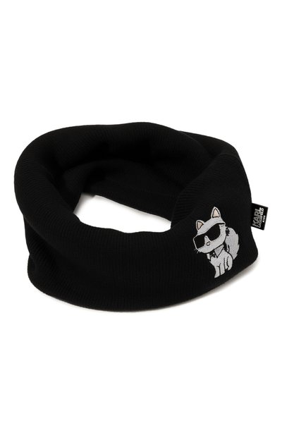 Комплект из шапки и шарфа-снуда KARL LAGERFELD KIDS, арт. Z30326, фото 5