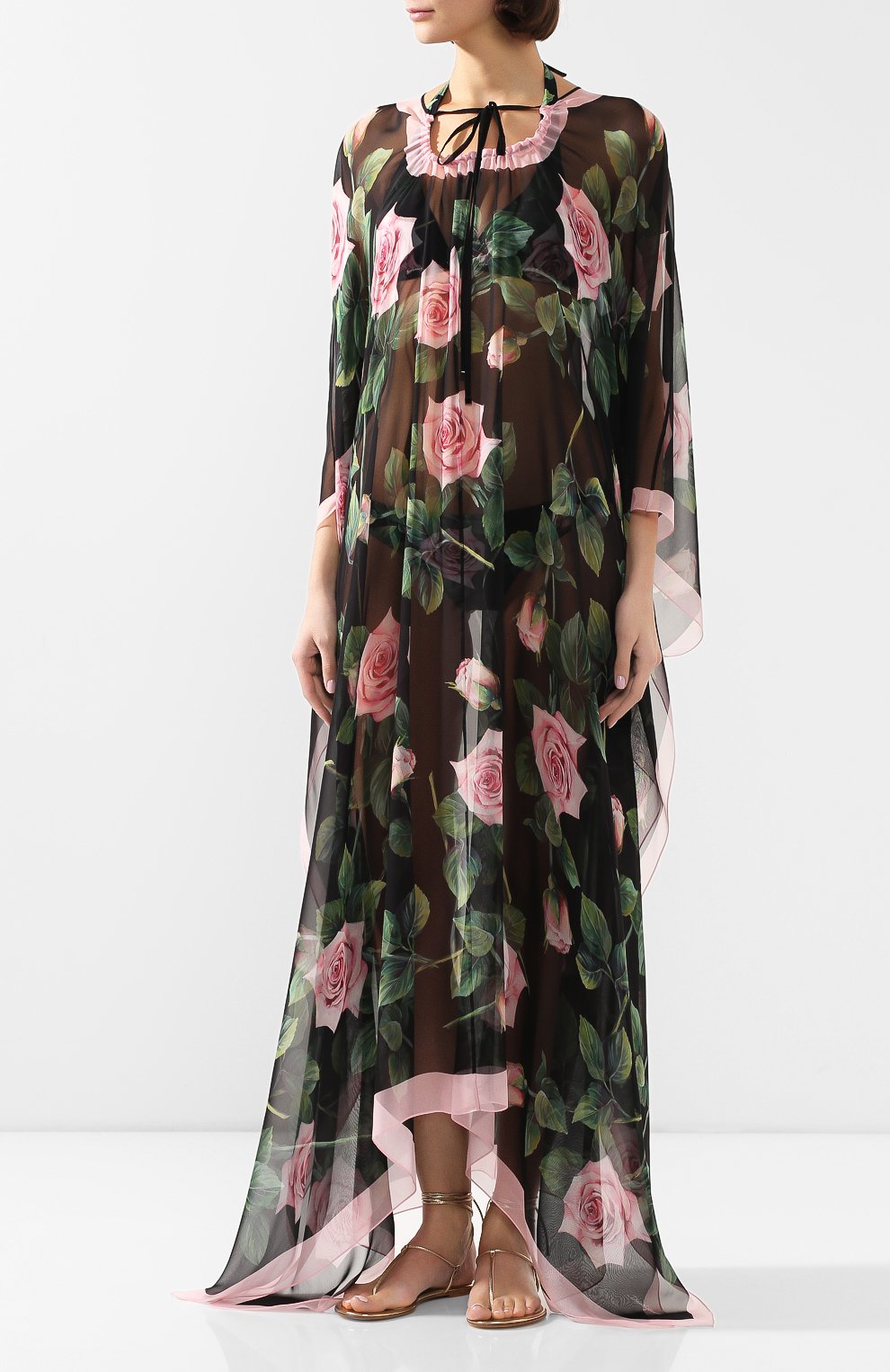 Шелковое платье-туника DOLCE & GABBANA, арт. F6F1HT/GDU04, фото 3