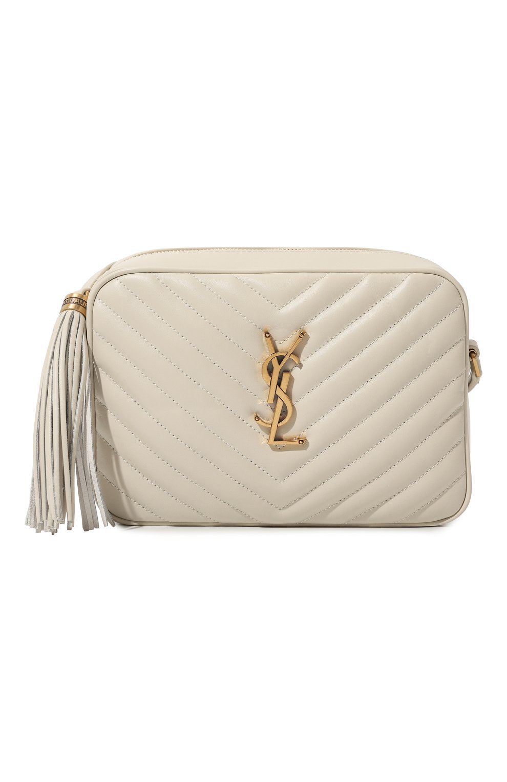 Сумка lou SAINT LAURENT кремового цвета по цене 223000 руб., арт. 715232/DV707, фото 8 Сумка lou SAINT LAURENT, арт. 715232/DV707, фото 8