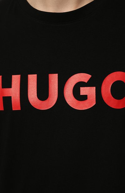 Хлопковая футболка HUGO, арт. 50467556, фото 5