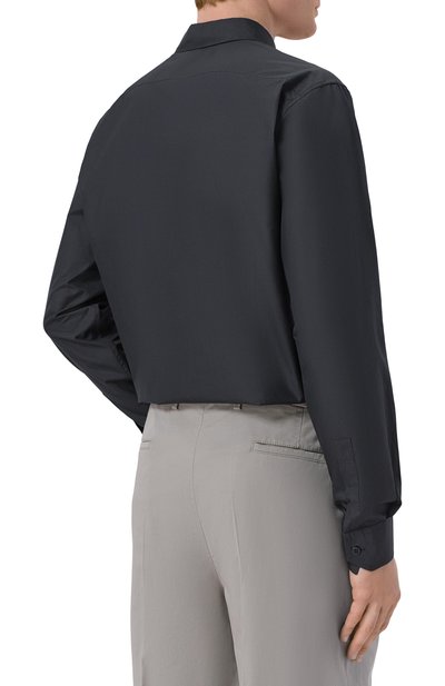 Хлопковая рубашка MVST черного цвета по цене 92150 руб., арт. M26.2PM.B009/F080 P0PELINE, фото 4 Хлопковая рубашка MVST, арт. M26.2PM.B009/F080 P0PELINE, фото 4