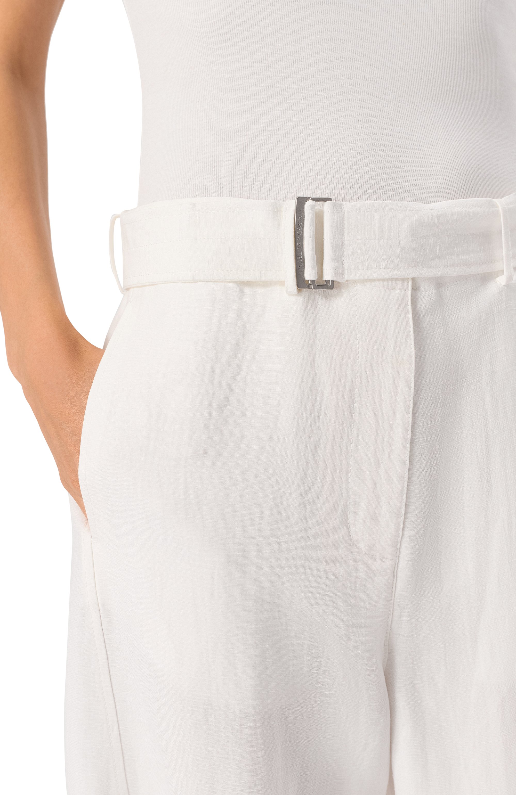 Брюки из вискозы и льна MAGDA BUTRYM, арт. 138525, фото 5