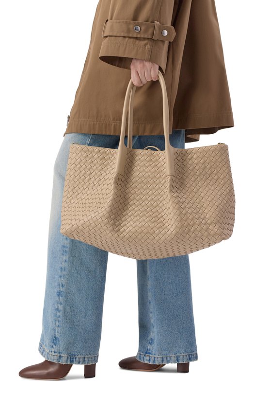 Двусторонняя сумка Pinacoteca Bottega Veneta 817166/V5AG1 Бежевый  817166/V5AG1 Фото 2