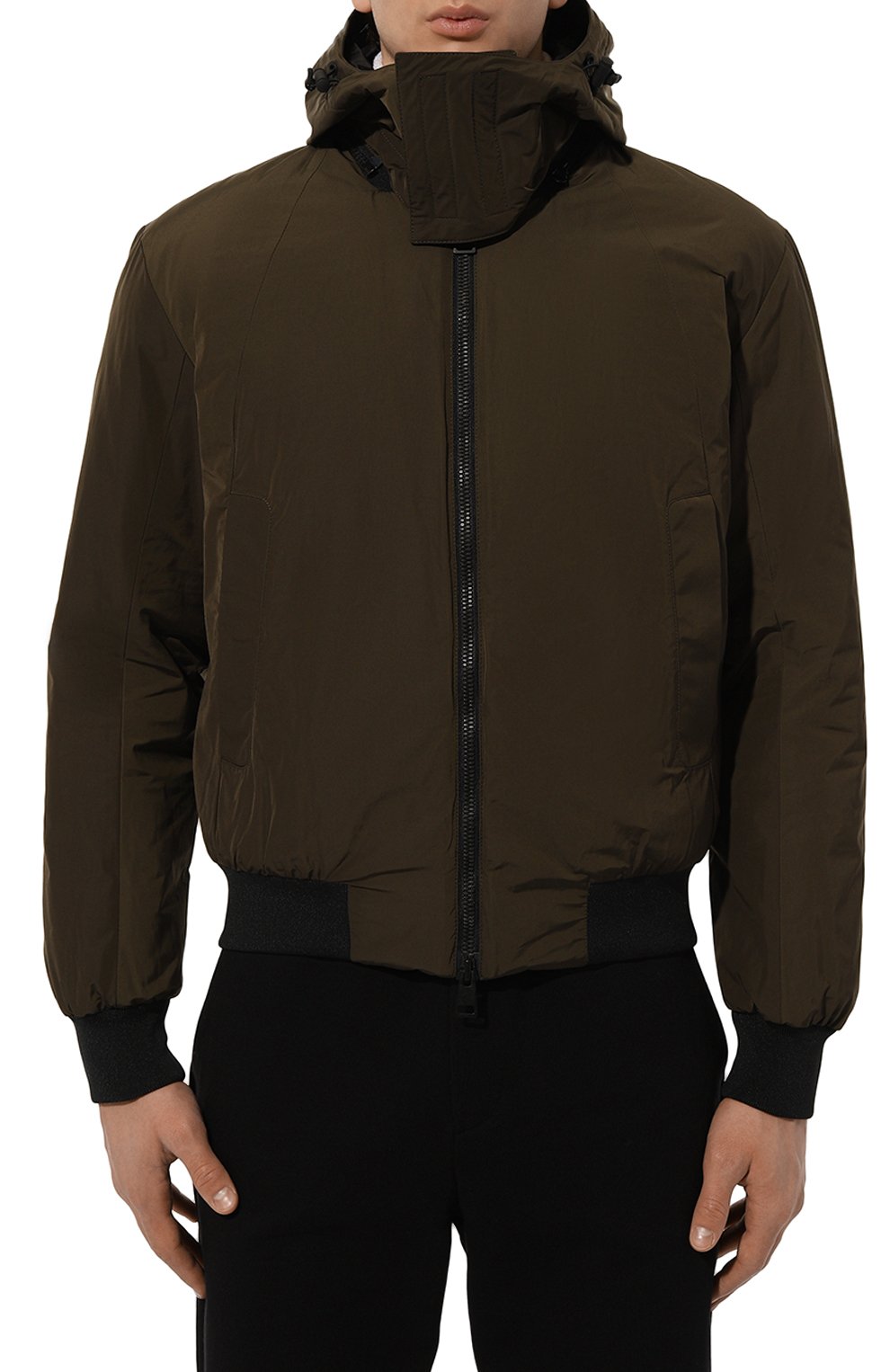 Бомбер PREMIATA хаки цвета по цене 77600 руб., арт. PR427, фото 3 Бомбер PREMIATA, арт. PR427, фото 3