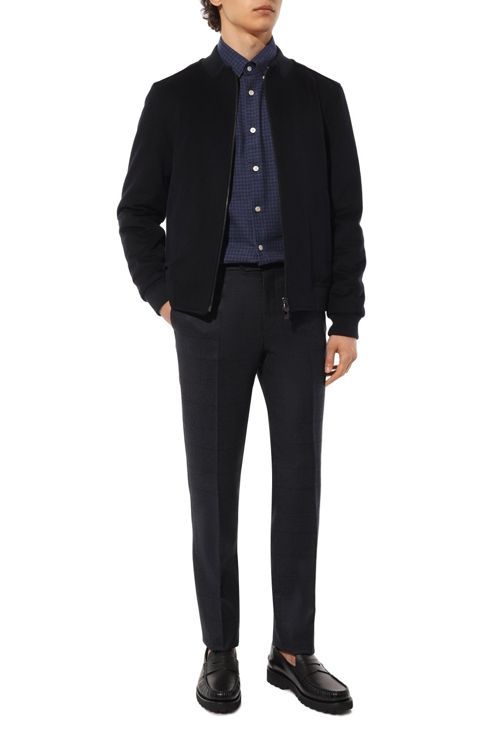 Хлопковая рубашка KITON, арт. UCIH0864309, фото 2