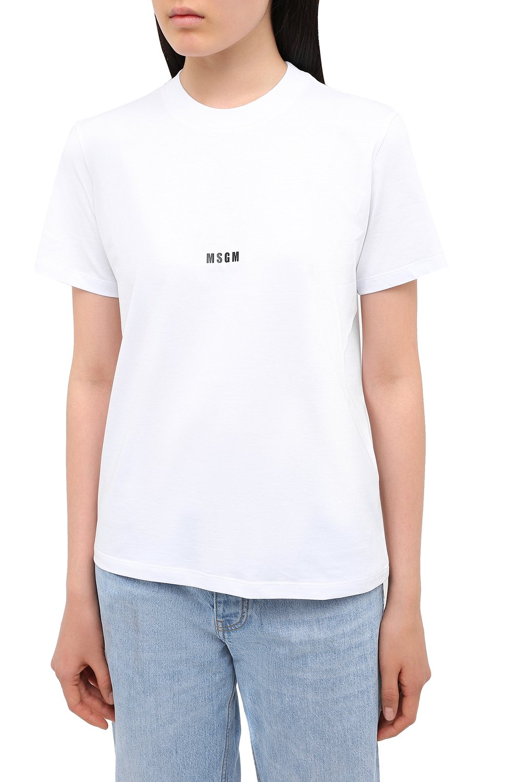 Хлопковая футболка MSGM, арт. 2941MDM100 207798, фото 3