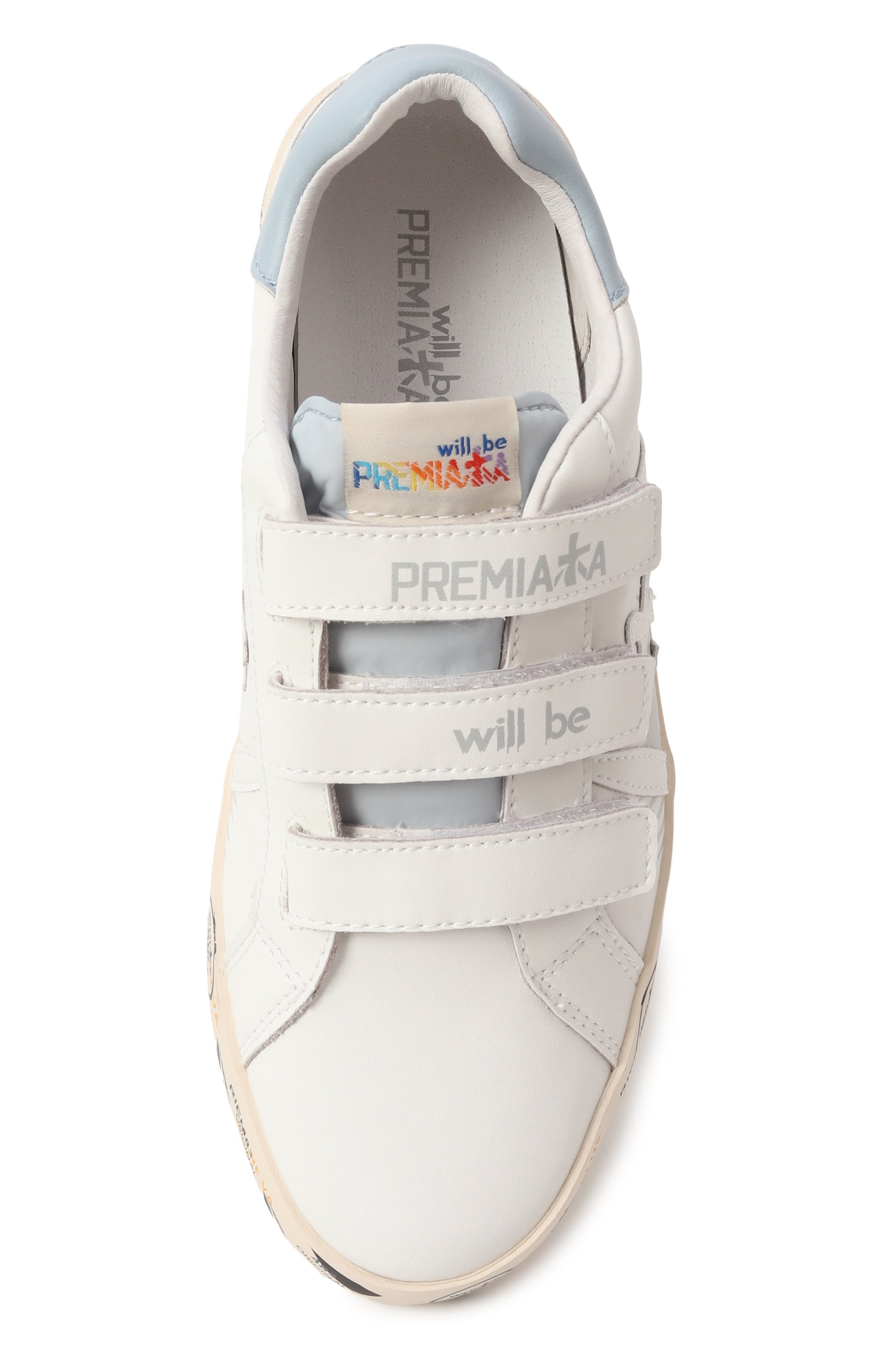 Кожаные кеды andy PREMIATA WILL BE белого цвета по цене 19100 руб., арт. 23209331/ANDY V/36-40, фото 4 Кожаные кеды andy PREMIATA WILL BE, арт. 23209331/ANDY V/36-40, фото 4