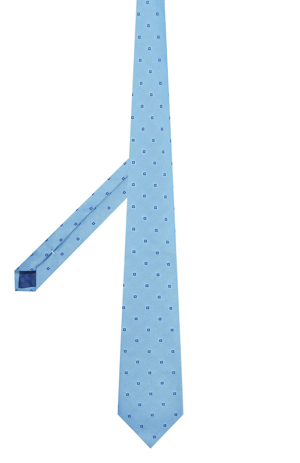 Шелковый галстук BROUBACK голубого цвета по цене 5995 руб., арт. TIE 8CM/FW22, фото 3 Шелковый галстук BROUBACK, арт. TIE 8CM/FW22, фото 3