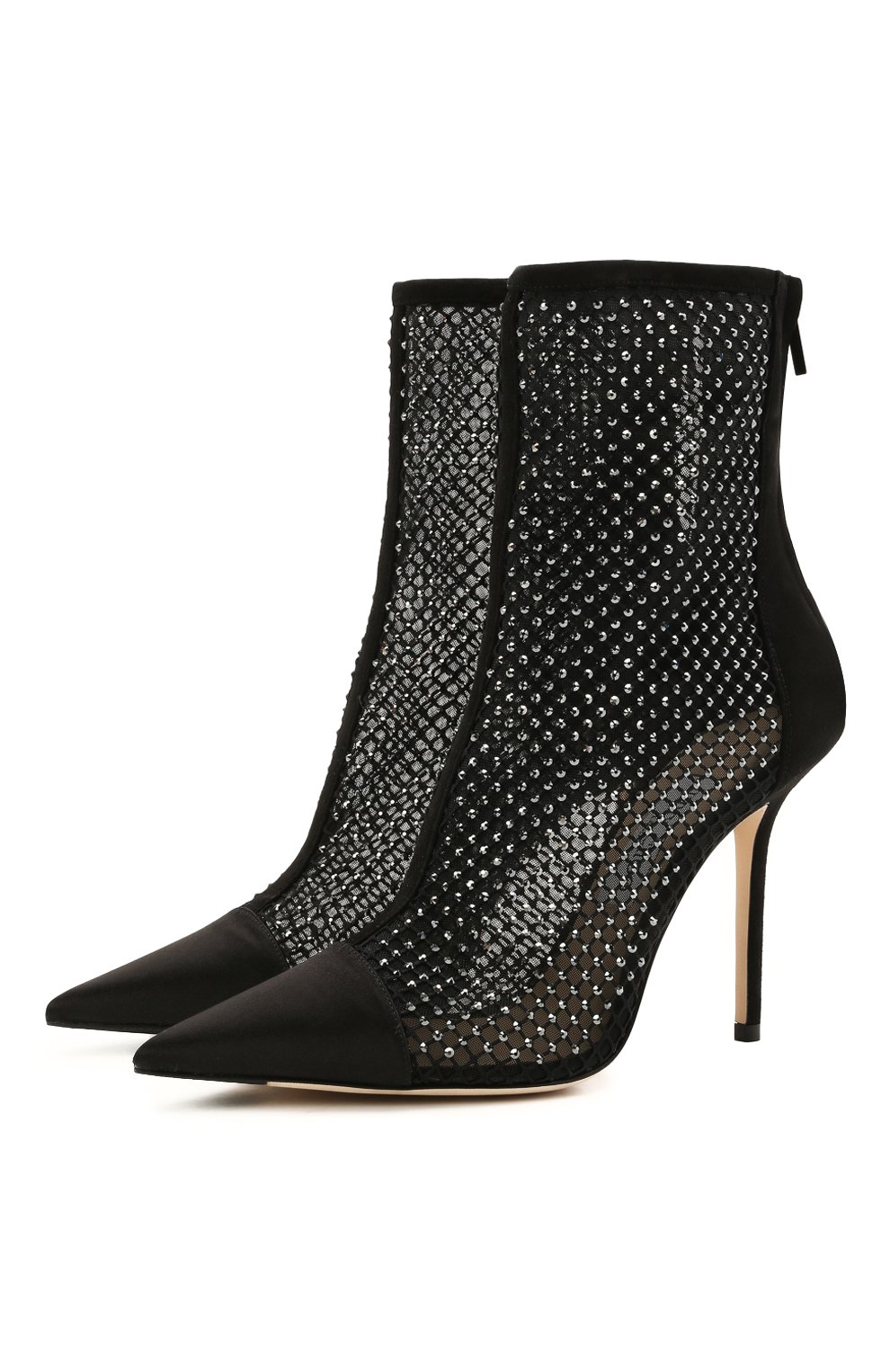 Комбинированные ботильоны marquis 100 JIMMY CHOO, арт. MARQUIS 100/UEU, фото 1