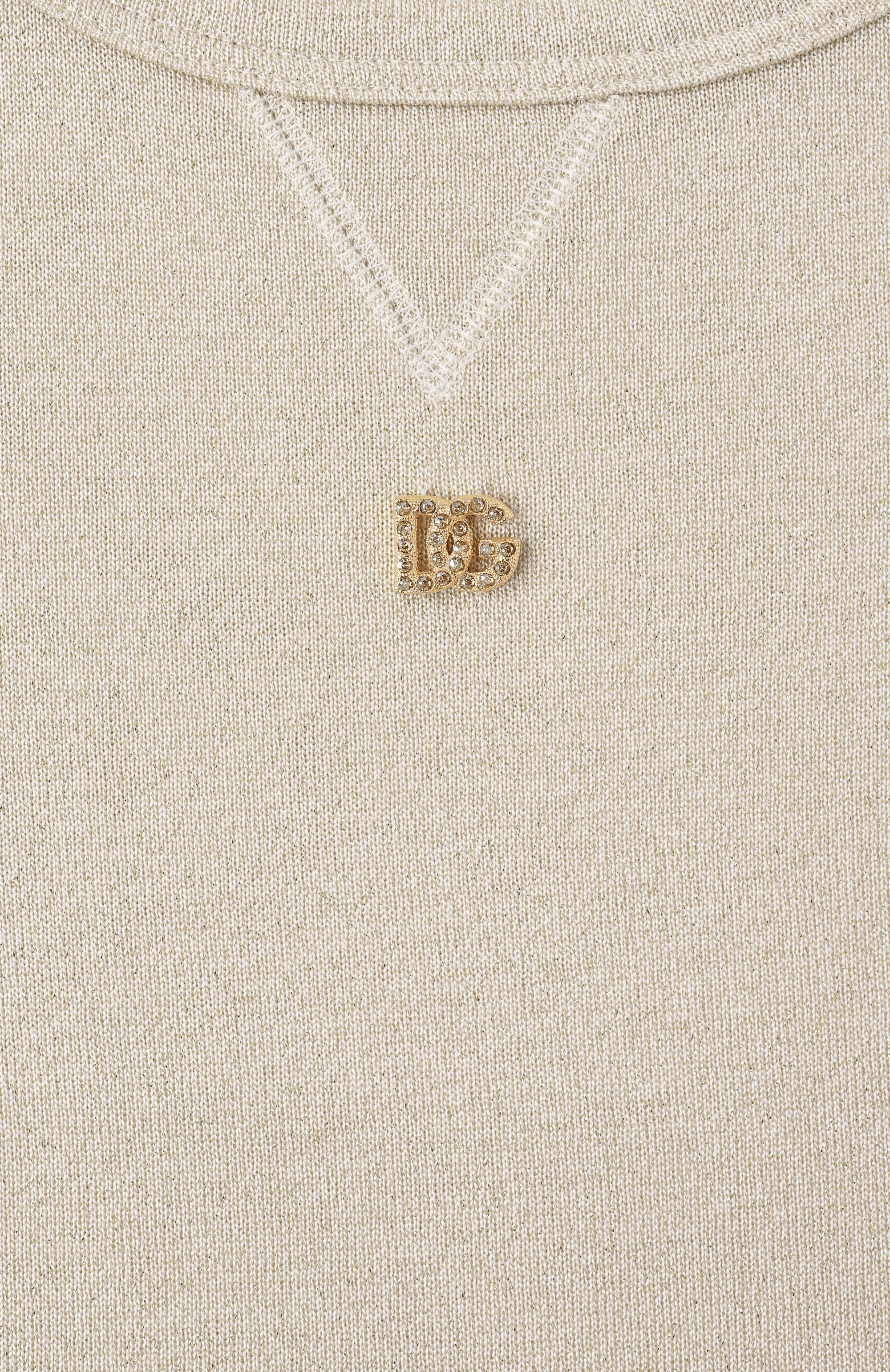 Свитшот из вискозы и шелка DOLCE & GABBANA, арт. L5JWB0/G700U/8-14, фото 3