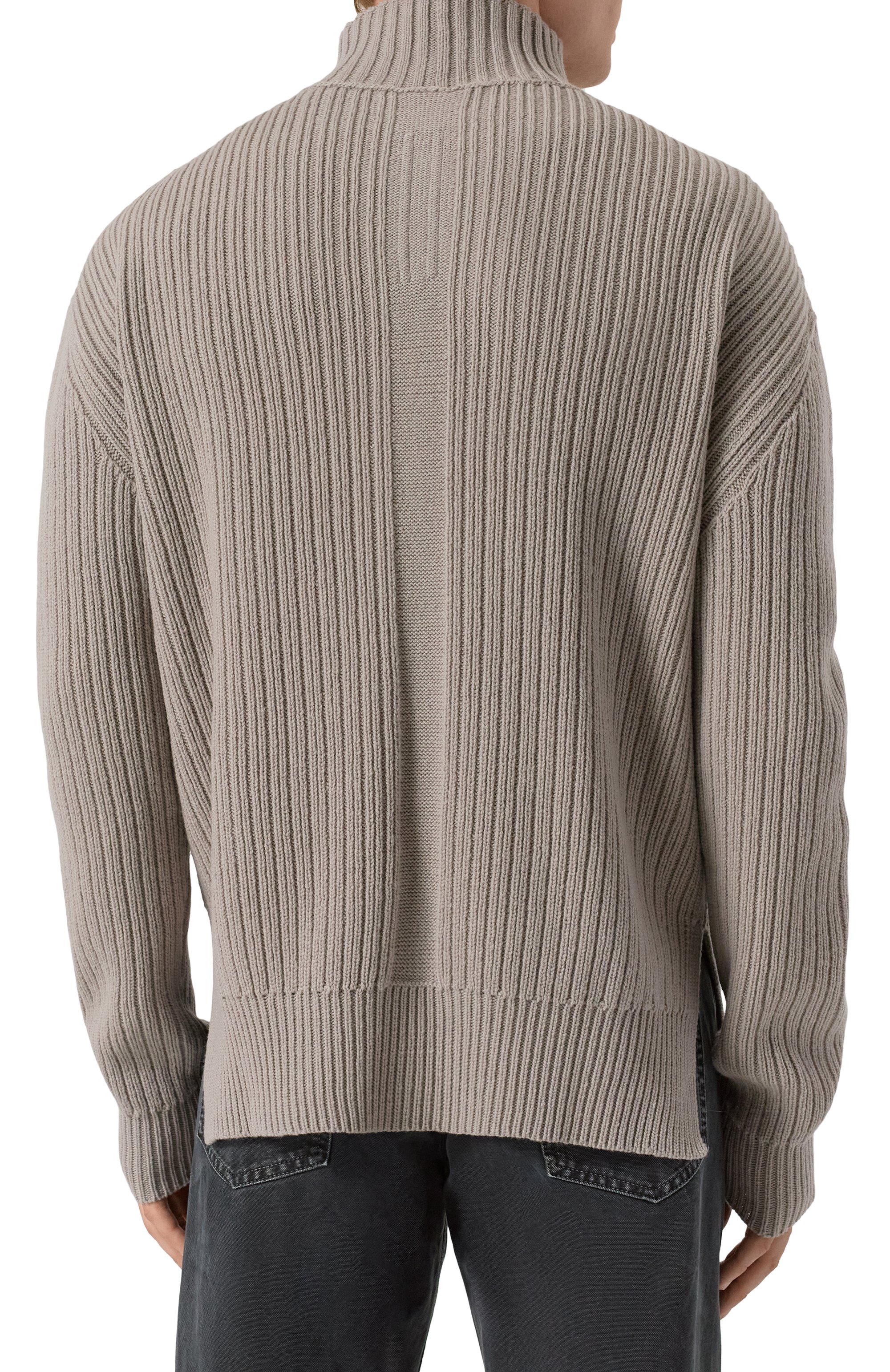 Шерстяной свитер RICK OWENS бежевого цвета по цене 110000 руб., арт. RU02E1645/KWV, фото 4 Шерстяной свитер RICK OWENS, арт. RU02E1645/KWV, фото 4