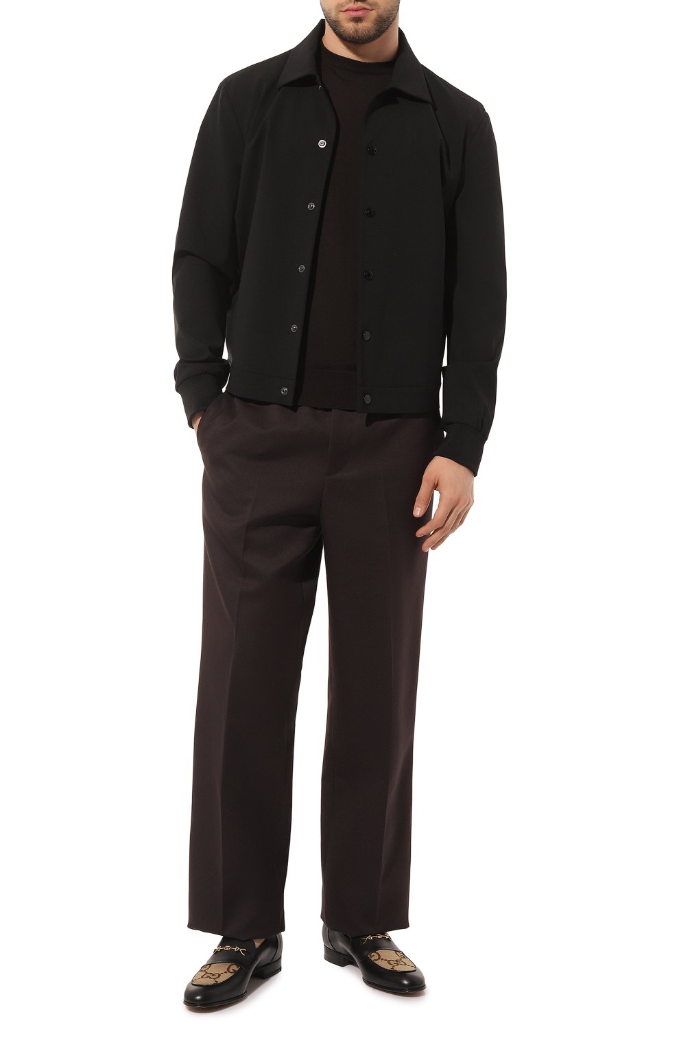 Кожаные лоферы GUCCI, арт. 677049 1W6F0, фото 2