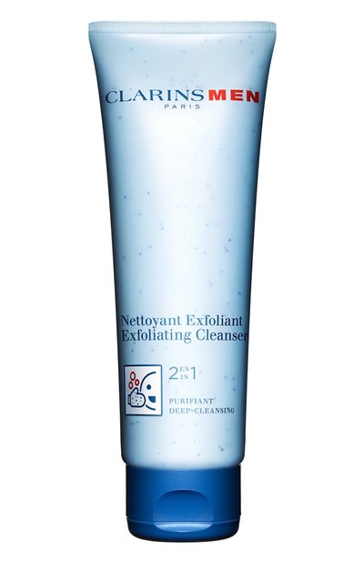 Мужское очищающий и отшелушивающий крем для лица &quot;2 в 1&quot; men (125ml) CLARINS, арт. 80109333