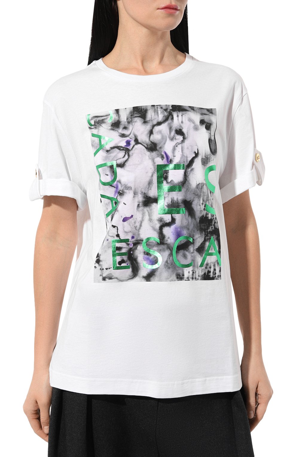 Хлопковая футболка ESCADA SPORT, арт. 5037304, фото 3