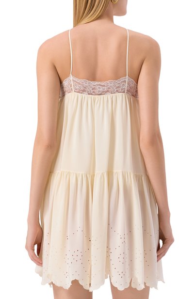 Шелковое платье CHLOÉ, арт. CHC25SR040125, фото 4