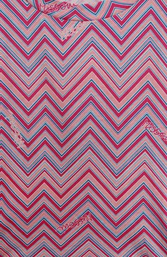 Детское хлопковое платье MISSONI розового цвета, арт. MU1A61/Z1904/4-10 | Фото 3 (Рукава: Короткие; Случай: Повседневный; Материал сплава: Проставлено; Материал внешний: Хлопок; Девочки Кросс-�КТ: Платье-одежда; Драгоценные камни: Проставлено; Ростовка одежда: 6 лет | 116 см, 10 - 11 лет | 140 - 146см, 8 лет | 128 см)