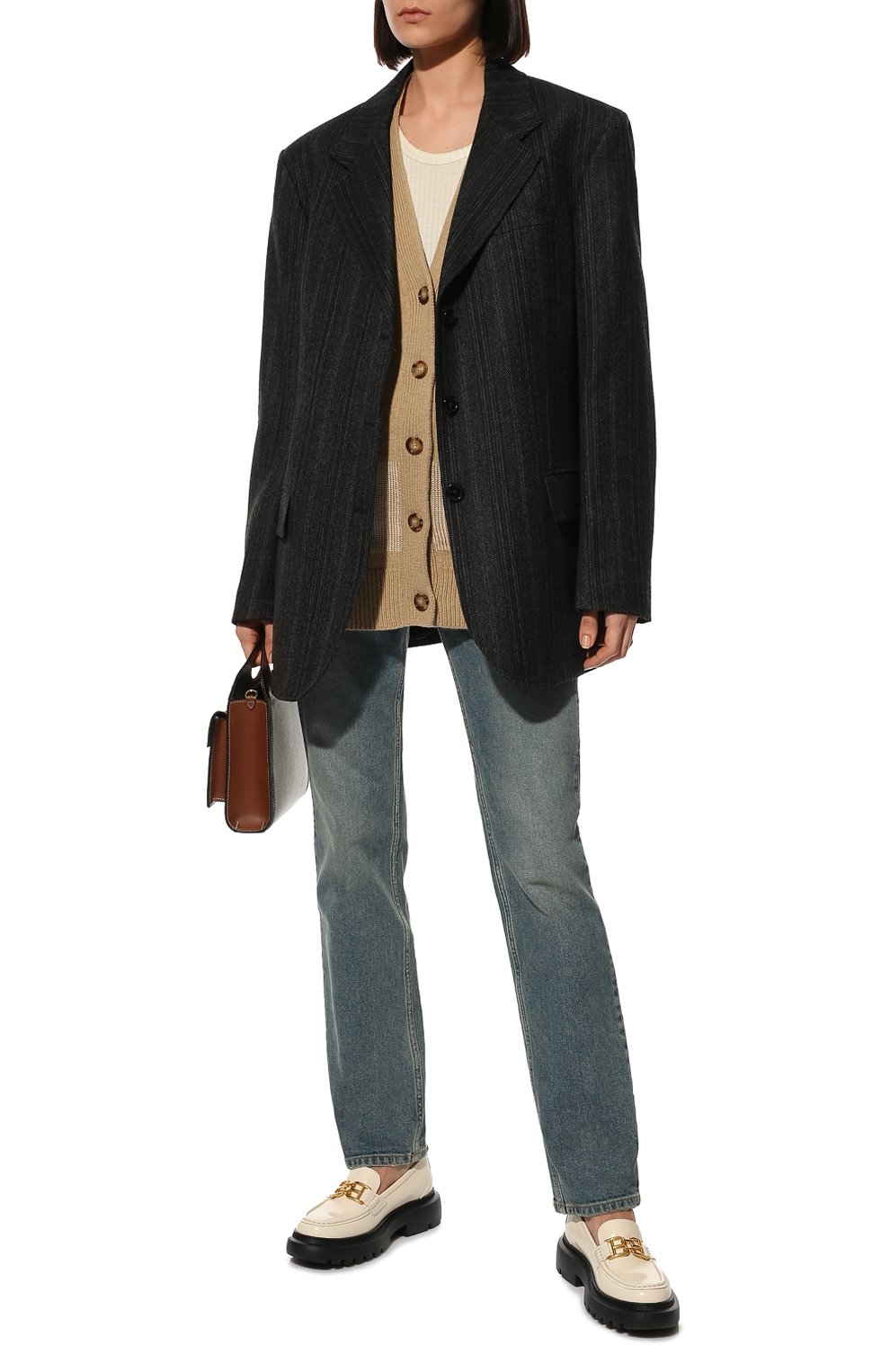 Кардиган BURBERRY бежевого цвета по цене 99500 руб., арт. 8045211, фото 2 Кардиган BURBERRY, арт. 8045211, фото 2