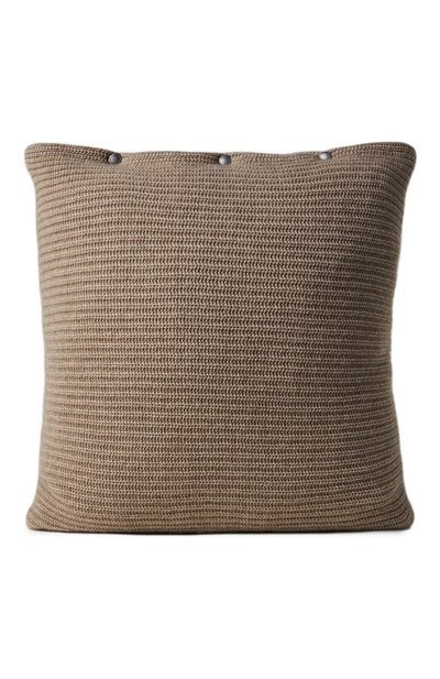 Большая подушка с наволочкой из кашемира BRUNELLO CUCINELLI, арт. ML1205D02