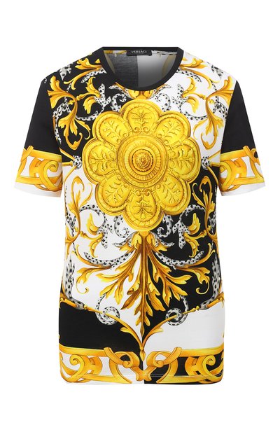 Женская хлопковая футболка VERSACE, арт. A87458/A236028