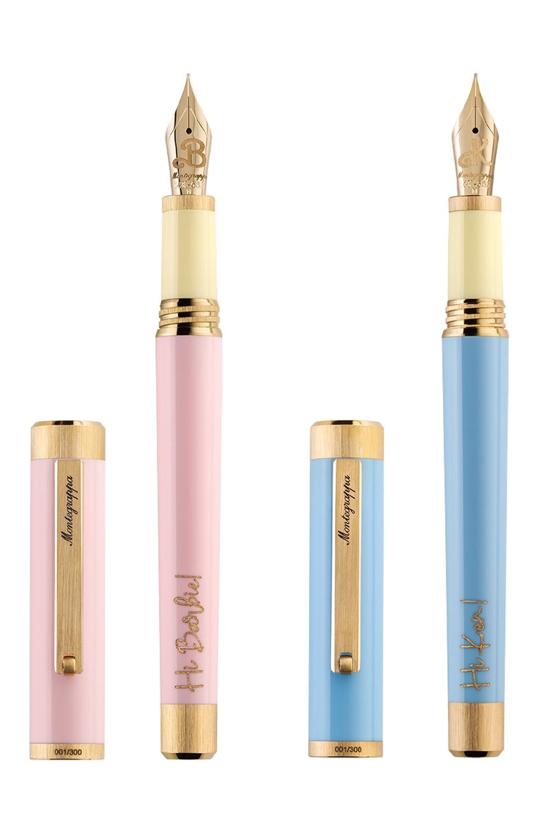 Женского набор из двух перьевых ручек MONTEGRAPPA бесцветног�о цвета, арт. ISZEB22Y | Фото 2 (Региональные ограничения белый список (Axapta Mercury): Не проставлено; Нос: Не проставлено; Ювелирные украшения: Ювелирные украшения-подарки)