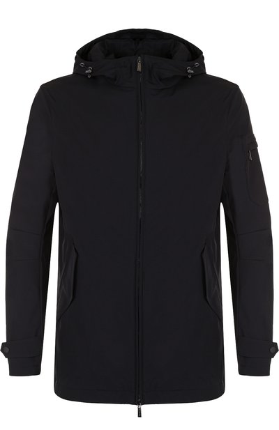 Укороченный плащ на молнии с капюшоном MOORER, арт. WAHLER-KNA, фото 1