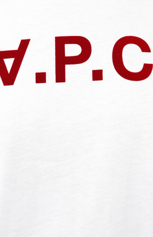 фото Хлопковая футболка a.p.c.