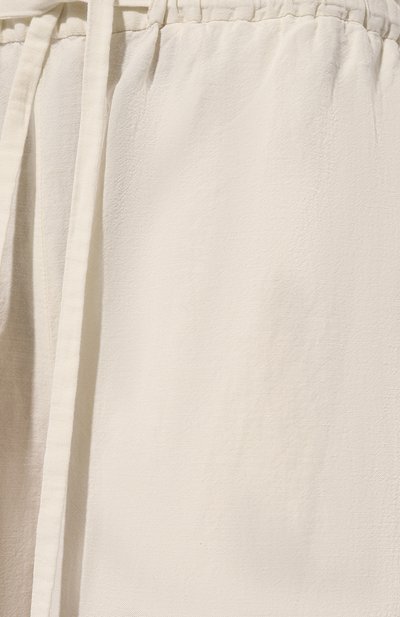 Брюки из хлопка и льна ACNE STUDIOS белого цвета по цене 57500 руб., арт. FN-WN-TR0U001105, фото 5 Брюки из хлопка и льна ACNE STUDIOS, арт. FN-WN-TR0U001105, фото 5