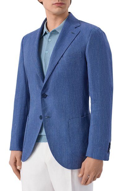 Пиджак изо льна и шерсти ANDREA CAMPAGNA, арт. SALINA/T25119, фото 3