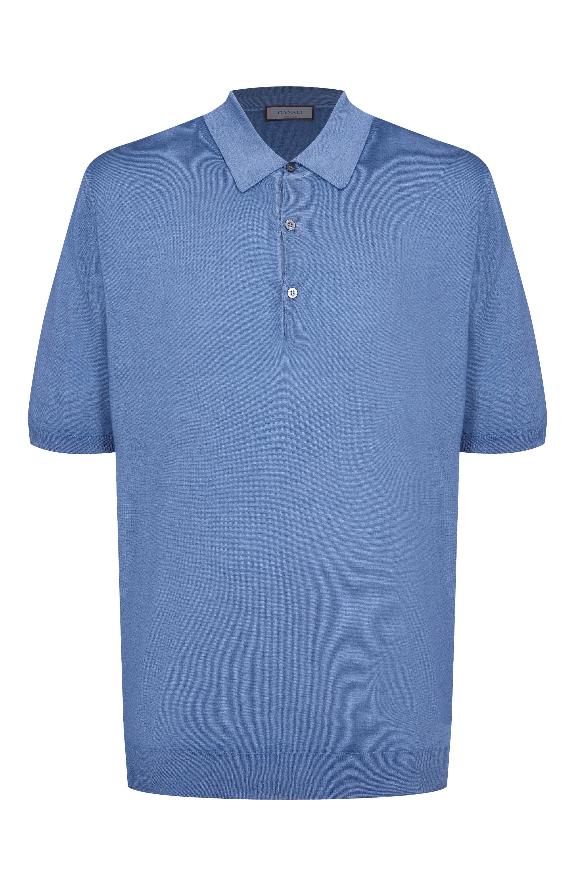 Поло из шерсти и шелка CANALI, арт. C0479B/MX01165, фото 1