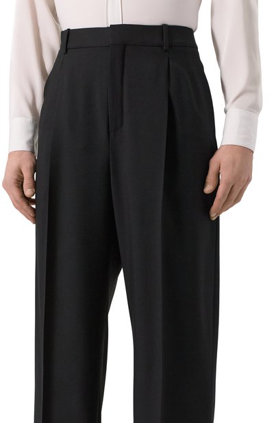 Шерстяные брюки SAINT LAURENT, арт. 796137/Y1J22, фото 5