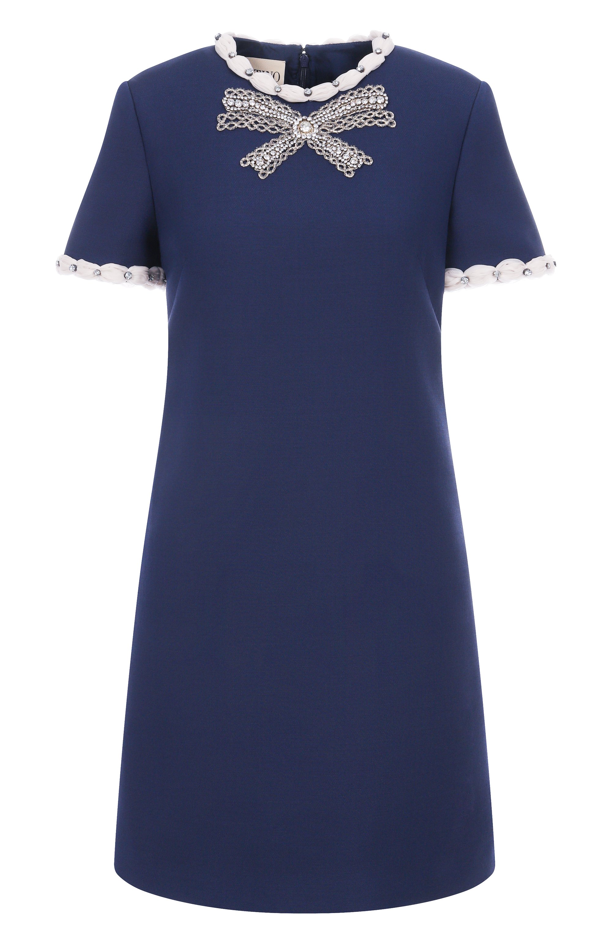 Платье из шерсти и шелка VALENTINO, �арт. 7B3VADR9/1CF, фото 1