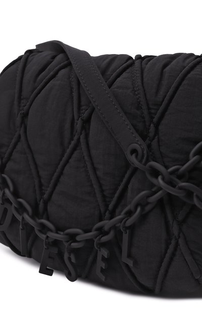 Сумка charm-d small DIESEL черного цвета по цене 47400 руб., арт. X10267/P8048, фото 3 Сумка charm-d small DIESEL, арт. X10267/P8048, фото 3