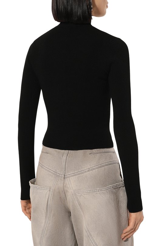Водолазка из вискозы Diesel A14187/0DLAX Чёрный  A14187/0DLAX Фото 4