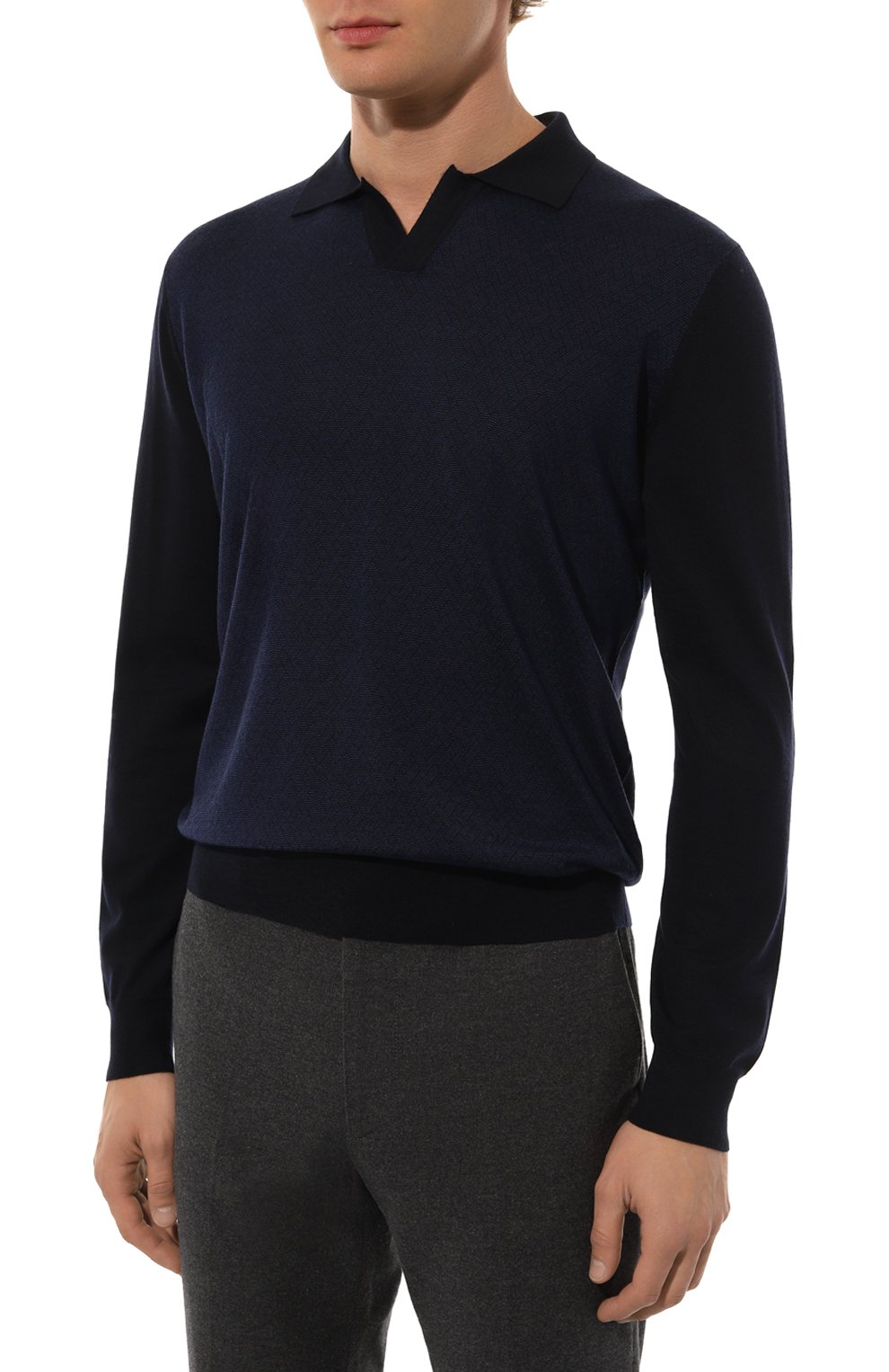 Шерстяное поло CORNELIANI, арт. 94M528-9425189, фото 3