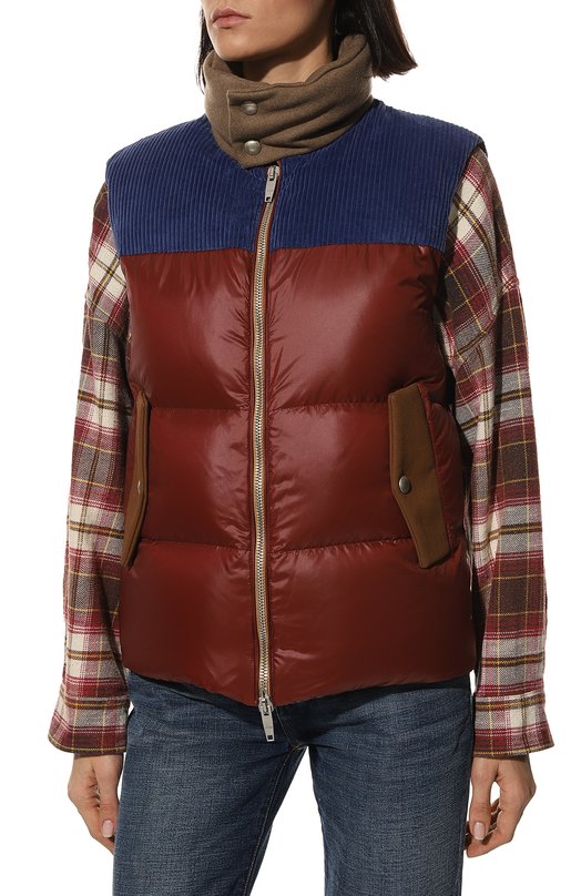 Пуховый жилет DRM Разноцветный, фото 3