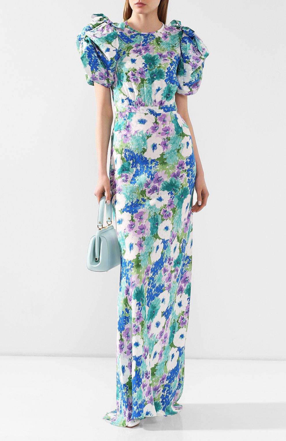 Шелковое платье ALESSANDRA RICH, арт. FAB2050-F2812, фото 2