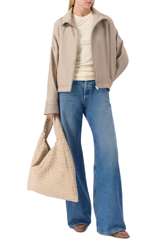 Сумка Hop large Bottega Veneta 763970/V1QE3 Кремовый  763970/V1QE3 Фото 7