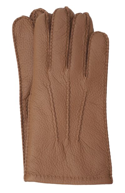 Женские кожаные перчатки 12 STOREEZ, арт. 134664