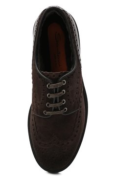Замшевые дерби SANTONI, арт. MGMI16231JK2ASEJT55, фото 1