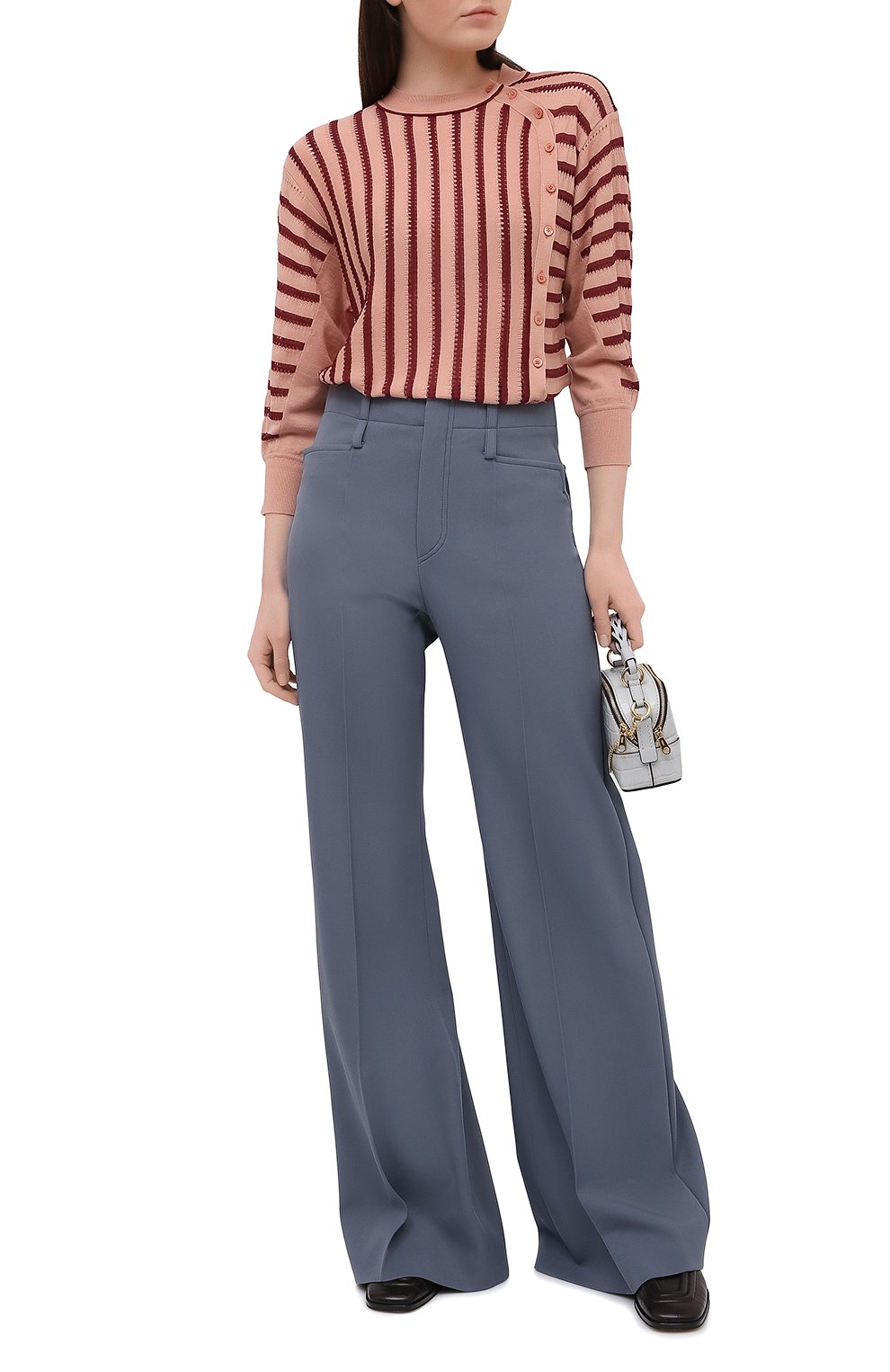 Шерстяные брюки CHLOÉ, арт. CHC21SPA06066, фото 2