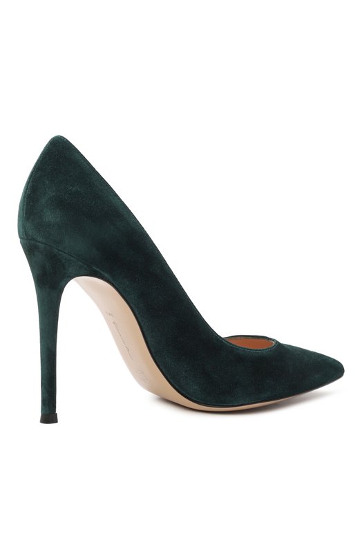 Замшевые туфли Gianvito 105 Gianvito Rossi G28470.15RIC.CAMHUNT Зелёный  G28470.15RIC.CAMHUNT Фото 5