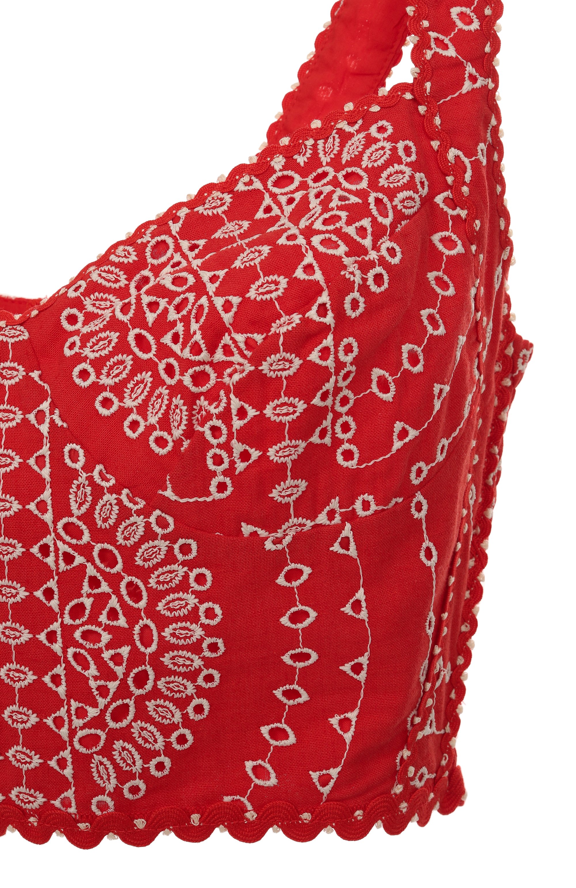 Топ из хлопка и льна CHARO RUIZ IBIZA, арт. 254100, фото 6