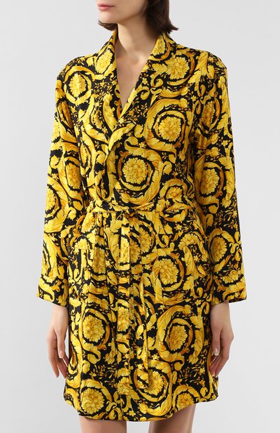 Шелковый халат VERSACE, арт. AUD05062/A232999, фото 3